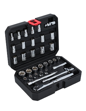 Juego de dados Urrea 5200CB 34 piezas