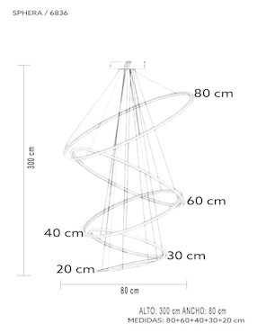 Lámpara Luxica Lighting led Sphera