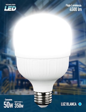 Set de 2 focos LED Icon 50 W de consumo 1800 lúmenes