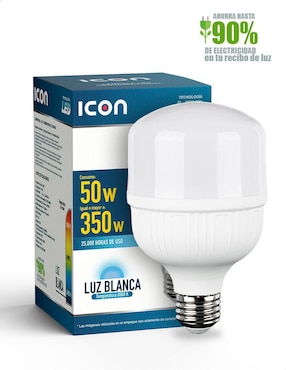 Set de 2 focos LED Icon 50 W de consumo 1800 lúmenes