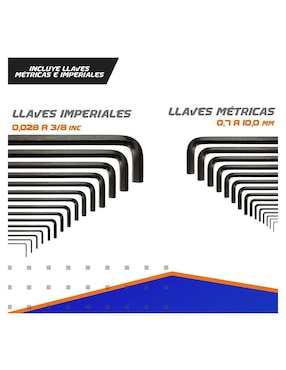Juego de llaves hexagonales Ragirno 30 piezas