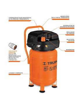 Compresor de aire Truper 2 HP