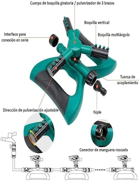Aspersor para manguera Elly-Decor 1 función