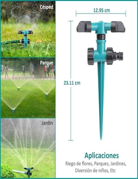 Aspersor de impacto Elly-Decor 2 funciones