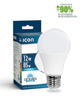 Foco LED Icon 9W de consumo 60W de iluminación 80 lúmenes