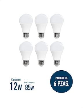 Foco ahorrador Icon 12W de consumo 75W de iluminación 800 lúmenes