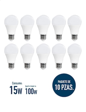 Foco LED Icon 15W de consumo 100W de iluminación 1350 lúmenes
