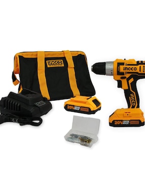 Taladro atornillador inalámbrico Ingco UCDLI2002 de 20 V