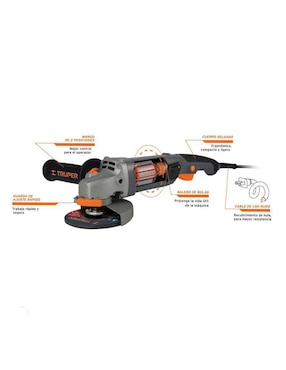 Esmeril angular Truper 120 V
