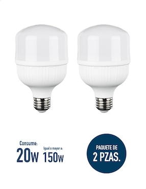 Foco LED Icon 20W de consumo 150W de iluminación 1800 lúmenes