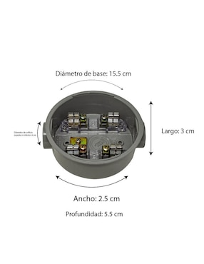 Base para medidor Iusa Basemediu l