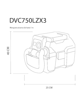Aspiradora Makita dvc750lzx3 30 litros