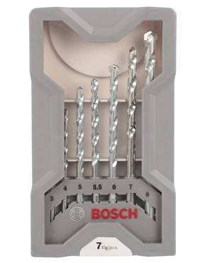 Juego de brocas para concreto Bosch 7 piezas