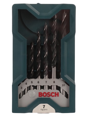 Juego de brocas para madera Bosch 7 piezas