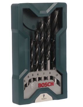 Juego de brocas para madera Bosch 7 piezas