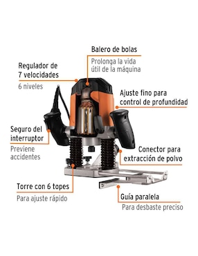 Cortadora Truper 1-3/4 hp