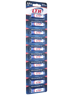 Set de 10 pilas AA alcalinas LTH 1.5 V