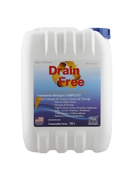 Tratamiento biológico Drain Free para grasa y líneas de drenaje