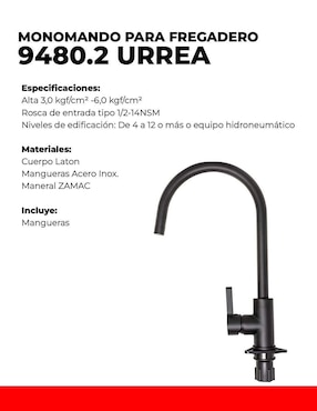 Monomando para cocina Urrea