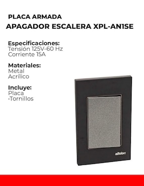 Set Apagador Alfelec xpl-an1se