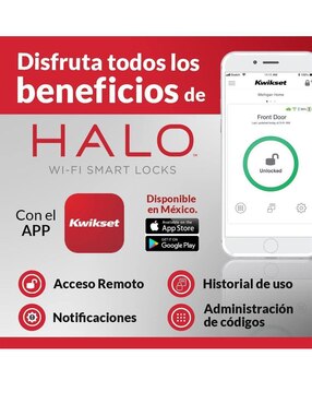 Cerradura para digital Kwikset 99590-003 biométrica