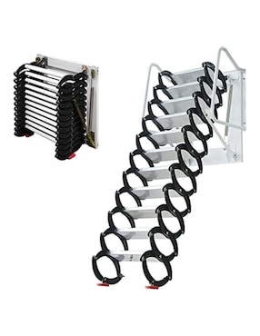 Escalera de pared Rayand Decor de aluminio