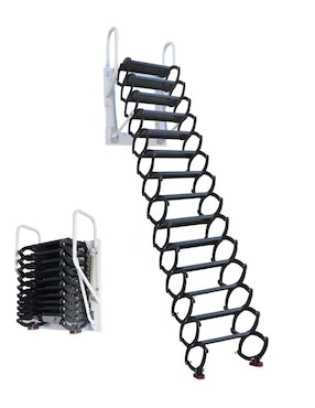 Escalera de pared Rayand Decor de aluminio
