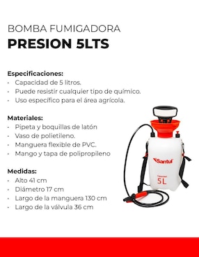 Bomba de aire manual Santul para multidisciplina