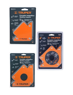 Set Escuadras magnéticas Truper