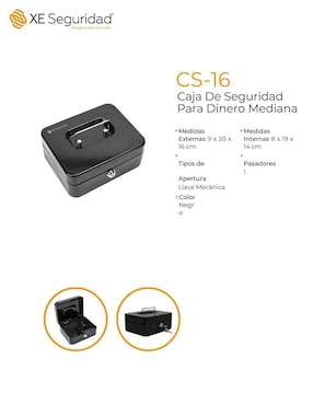 Caja fuerte manual XE Seguridad