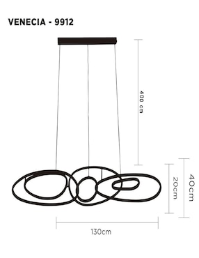 Lámpara Luxica Lighting led Venecia