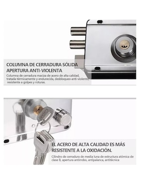 Cerradura para multipunto