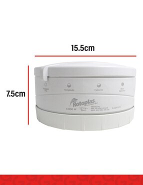 Regadera para baño Rotoplas