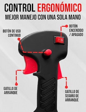 Desbrozadora a gasolina Foreman de hilo o cuchilla FOG52