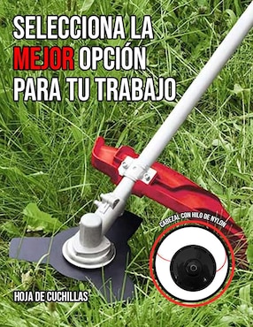 Desbrozadora a gasolina Foreman de hilo o cuchilla FOG52