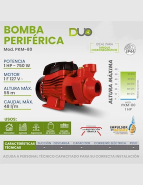 Bomba de agua periférica iGoto 1 hp