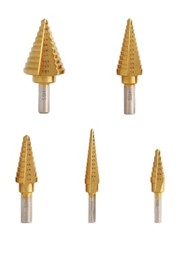Juego brocas para metal con 6 piezas