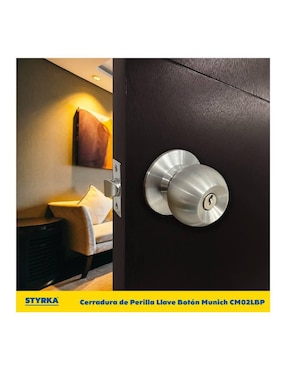 Cerradura para empotrar Styrka de izquierda