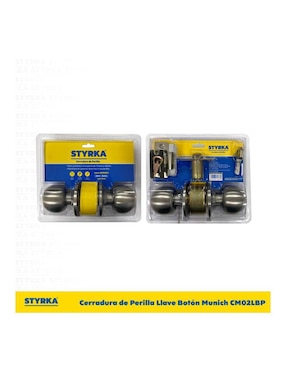 Cerradura para empotrar Styrka de izquierda