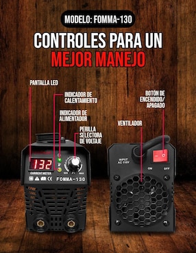 Soldadora Foreman Fomma-130 130 A