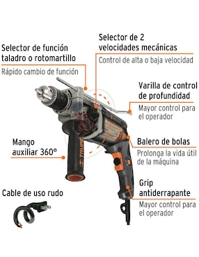 Rotomartillo Truper ROTO-1/2N7 900 W
