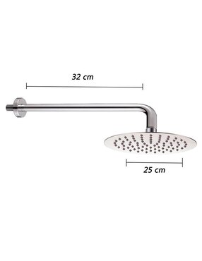 Regadera para baño Rubinett