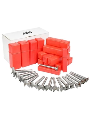 Juego brocas para madera con 16 piezas