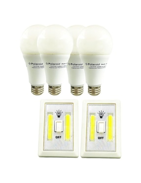 Set de foco ahorrador Vsonic 20 W de consumo 100 W de iluminación 1600 lúmenes +apagadores