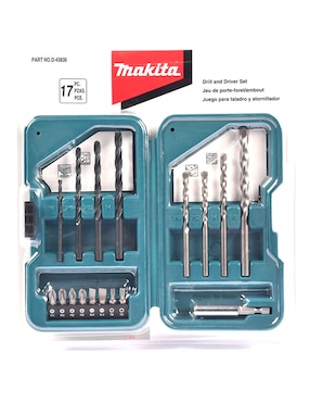 Juego De Brocas Para Madera Makita Con 17 Piezas