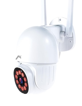 Cámara Wi-Fi de seguridad Mitzu inalámbrica HD 10° a 90° con capacidad para grabar visión nocturna para interior y exterior