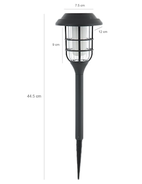 Lámpara solar LED Heuman Brand 4 piezas