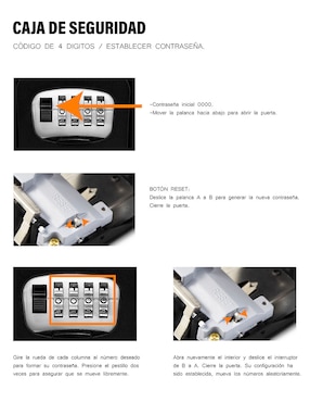 Caja fuerte manual Idea Nuova