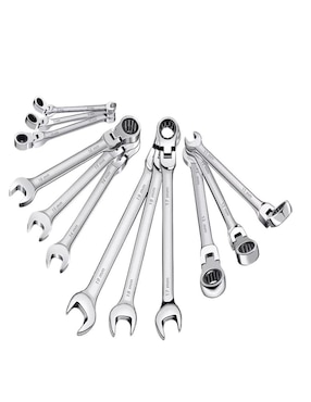 Set Llave Inglesa Ajustable Punta Hexagonal