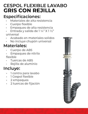 Cespol para baño Urrea